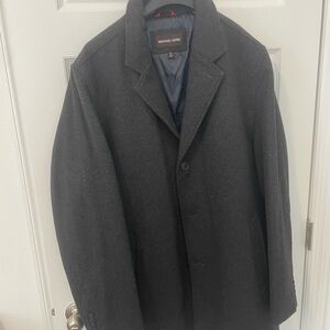 Michael Kors Gray Wool Coat